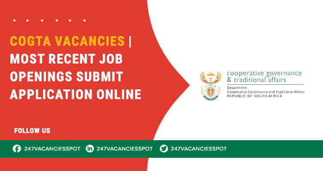 Government Applications Are Listed in COGTA Careers – Apply Online for Vacancies Today